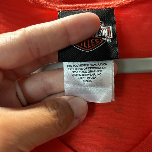 Ladies short sleeve tshirt Harley Davidson - Picture 4 of 6